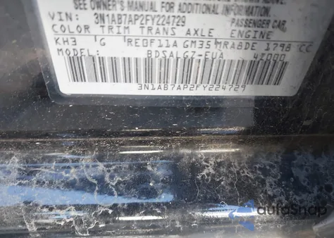 2015 Nissan Sentra Sl from USA, damaged, VIN 3N1AB7AP2FY224729